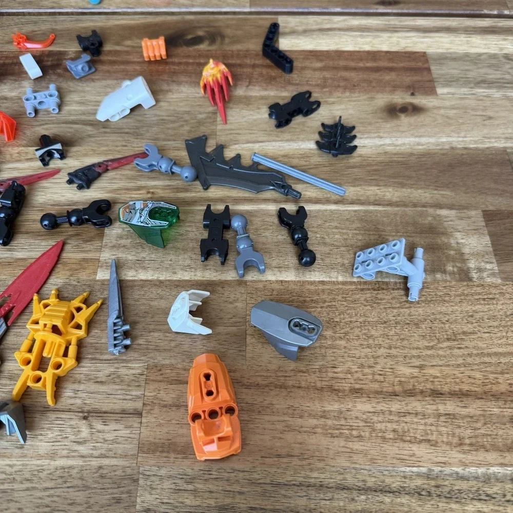 LEGO BIONICLE Hero Factory Bulk Lot of 100 Parts & Pieces - SEE PICTURES AS IS!